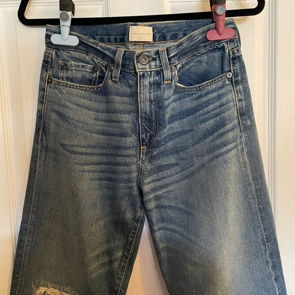 SIMON MILLER - Mid-Rise Wide Leg Jeans - Picture 4 of 10